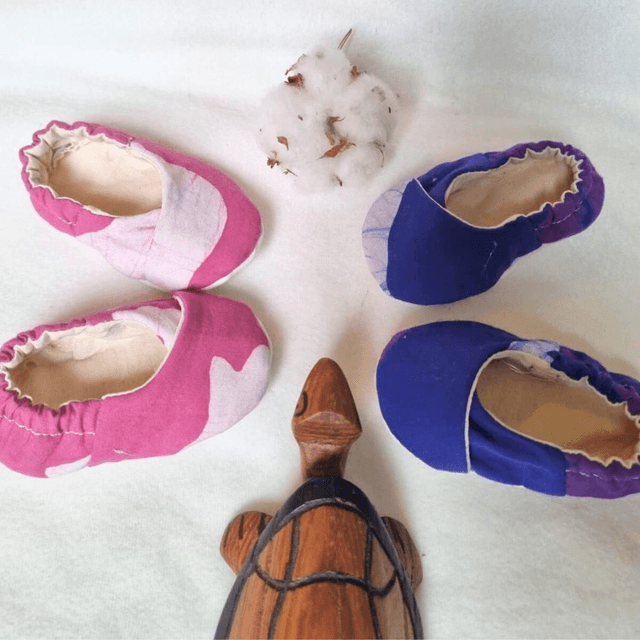Chaussons cache-coeur