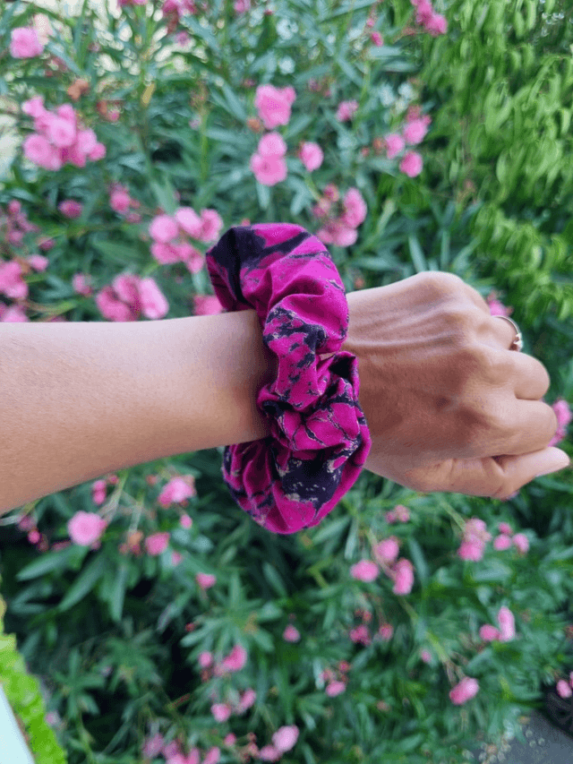 Chouchou motif éclat d'amour 💕